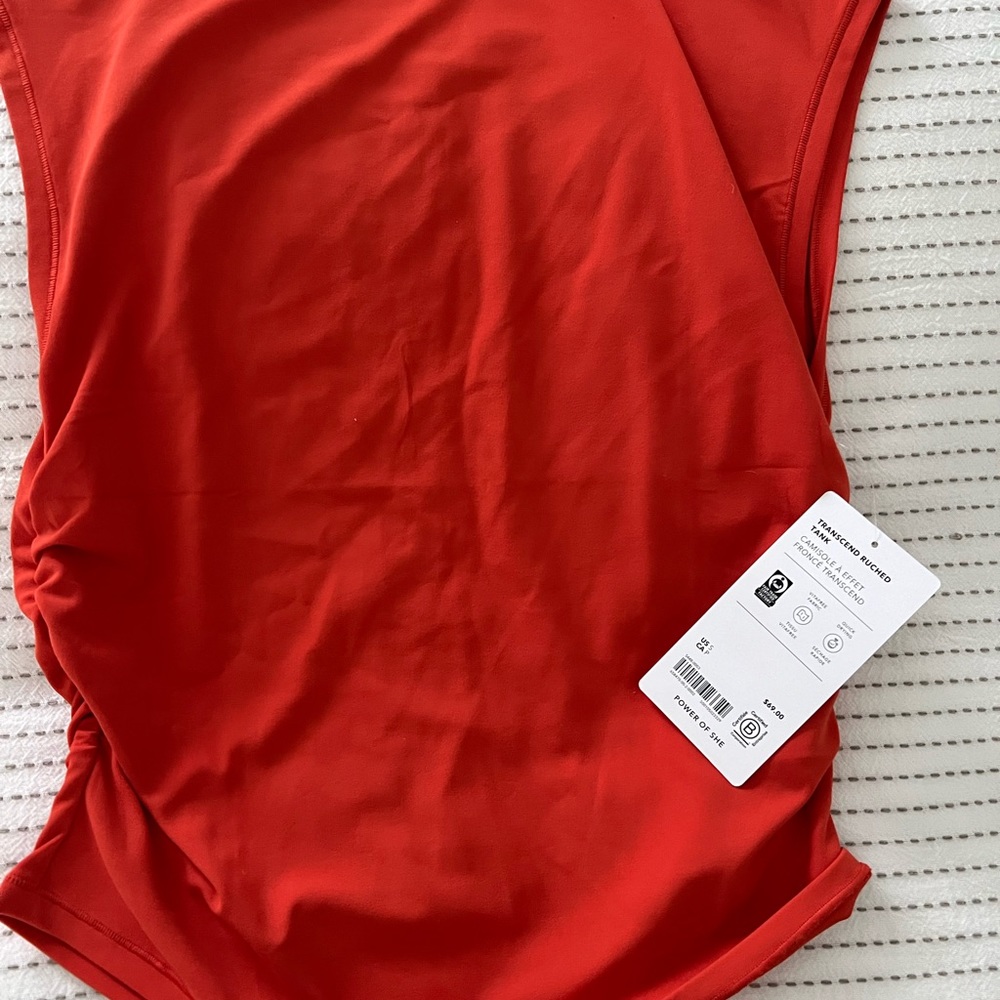 ATHLETA TRANSCEND RUCHED TANK